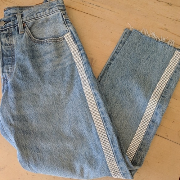 levis rhinestone jeans